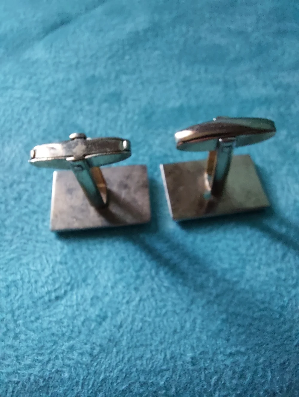 Freemason Cufflinks, Lot of Two Pairs, Brands Hickock & Foster Goldtone, Vintage
